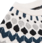 Club Monaco - Fair Isle Knitted Sweater - Gray