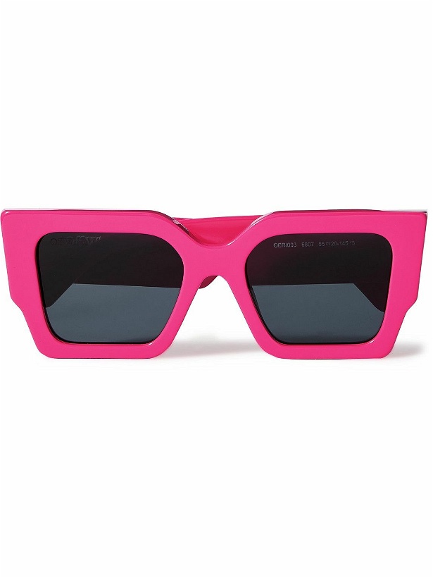 Photo: Off-White - Catalina Square-Frame Acetate Sunglasses