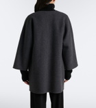 The Row Cove oversized cashmere and wool coat