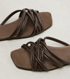 Brunello Cucinelli Leather slides