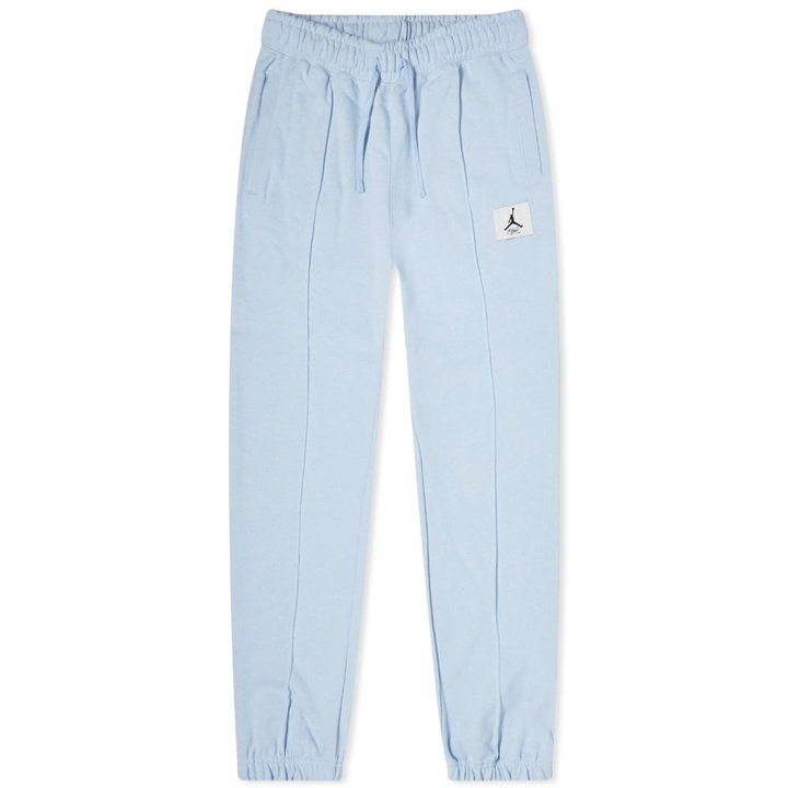 Photo: Air Jordan Women's Flight Fleece Pants in Celestine Blue/College Grey