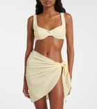 Montce Romy gingham bikini top