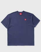 The North Face TNF Red Box S/S Tee Blue Mens Shortsleefe