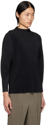 HOMME PLISSÉ ISSEY MIYAKE Black Monthly Color November Long Sleeve T-Shirt