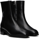 Aeyde Black Lee Leather Ankle Boots
