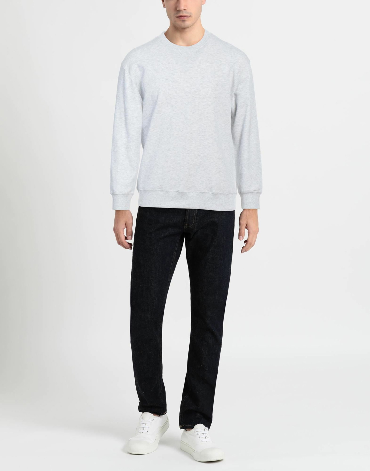 Brunello Cucinelli Mens Sweatshirt Light in Grey