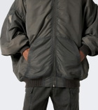 Rick Owens Mountain Hun satin hooded jacket