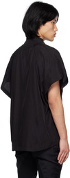 Julius Black Paneled Shirt