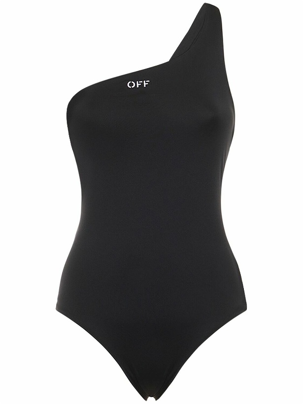 Photo: OFF-WHITE Off Stamp Lycra One-piece Swimsuit