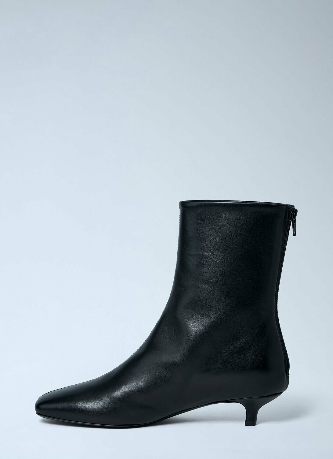 TOTEME Classic Day Leather Ankle Boots