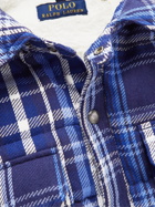 Polo Ralph Lauren - Fleece-Lined Checked Quilted Cotton-Flannel Shirt Jacket - Blue