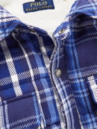 Polo Ralph Lauren - Fleece-Lined Checked Quilted Cotton-Flannel Shirt Jacket - Blue