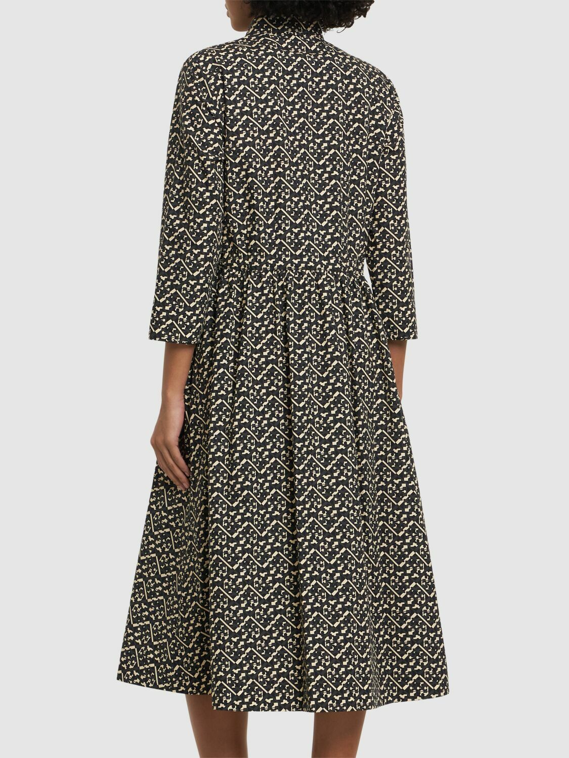 TORY BURCH Printed Cotton Poplin Shirt Dress Tory Burch