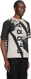 Ferragamo Gray Graphic T-Shirt