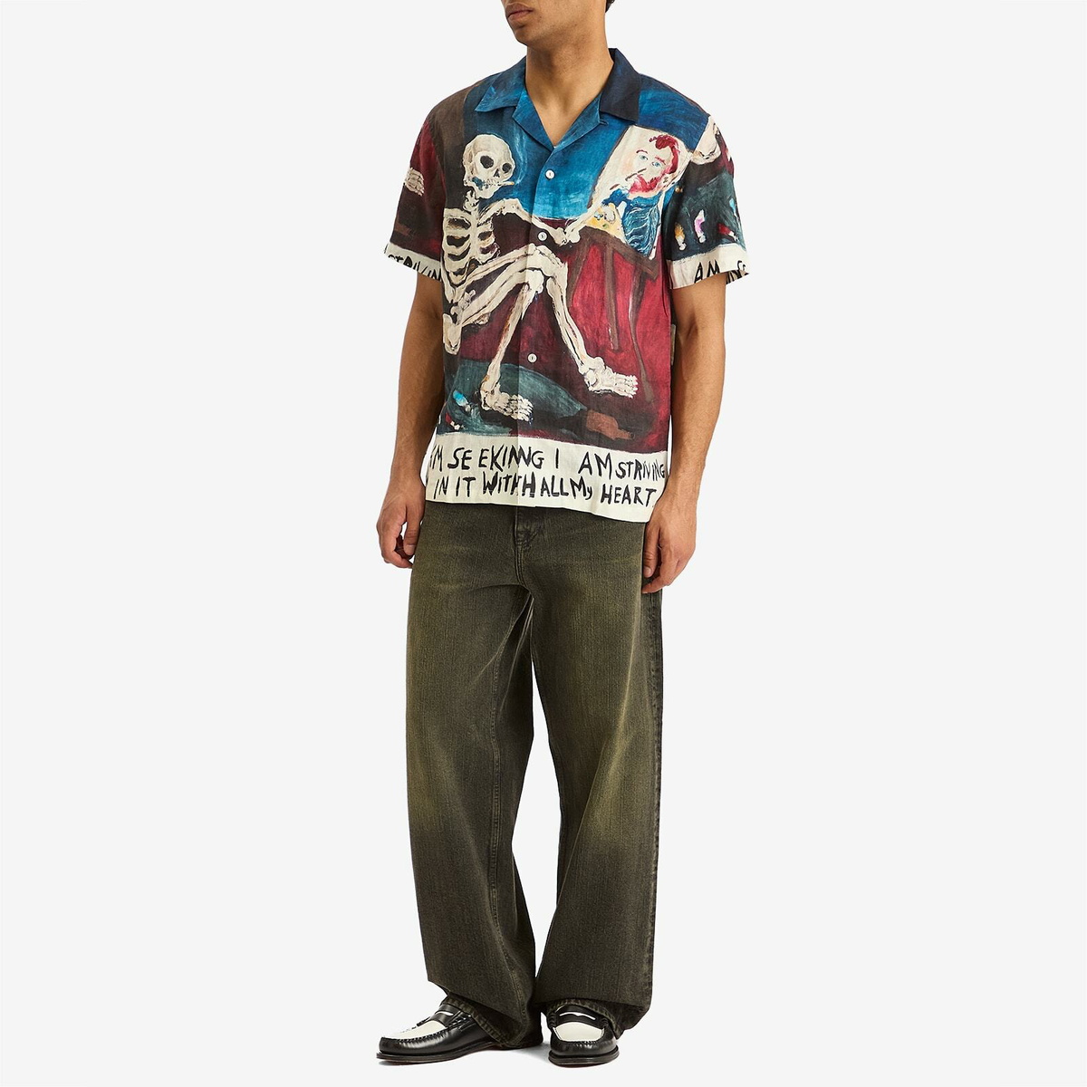 Endless Joy Men's Vincent Vacation Shirt in Multi