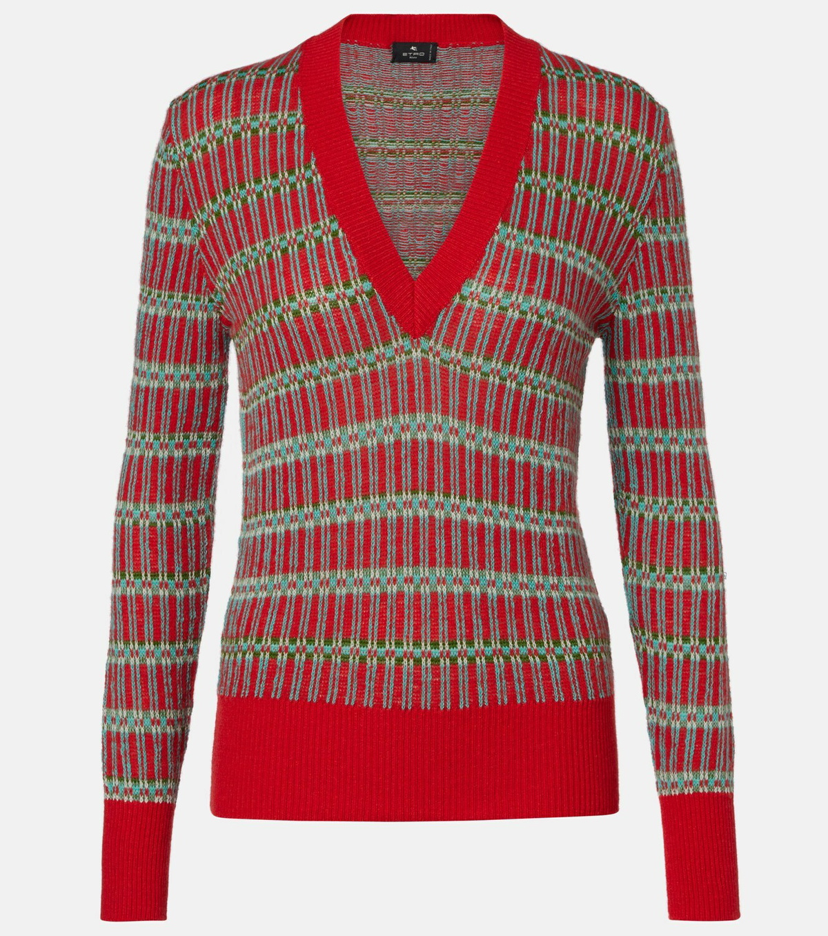 Etro Jacquard wool-blend sweater