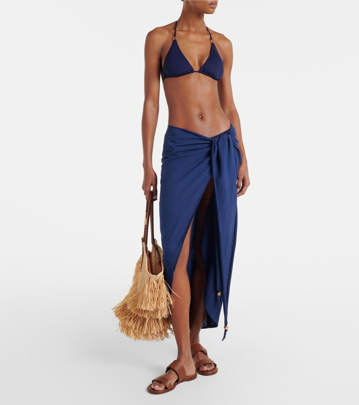Melissa Odabash Winnie CR cotton and linen beach cover-up