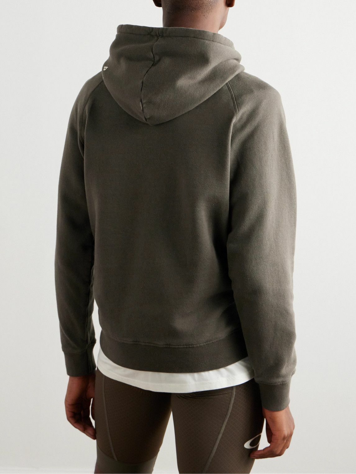 Pas Normal Studios - Oakley Off-Race Logo-Print Cotton-Jersey Hoodie - Brown