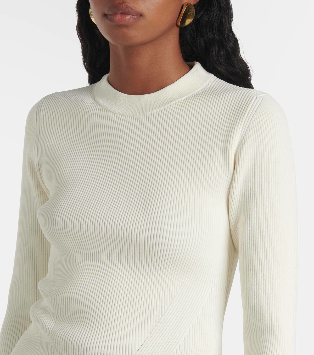 Aggie Knit Tee Sand Stripe - Simkhai