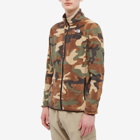 The North Face Men's 100 Glacier Full Zip in Kelp Tan TNF Camo Print