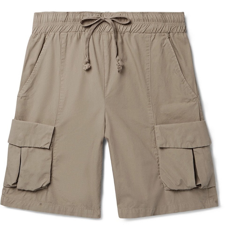 Photo: John Elliott - Cotton Cargo Shorts - Light brown