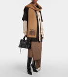 Balenciaga Balenciaga Garde-Robe cashmere and wool scarf