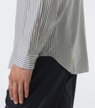 Eleventy Striped twill shirt