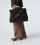Bottega Veneta Archivist Intrecciato leather briefcase