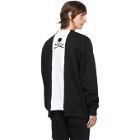 mastermind WORLD Black and White Patchwork Sweatshirt