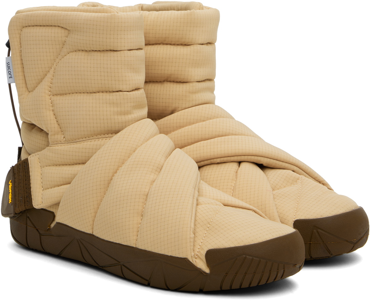 SUICOKE Beige FUTON-HI Boots