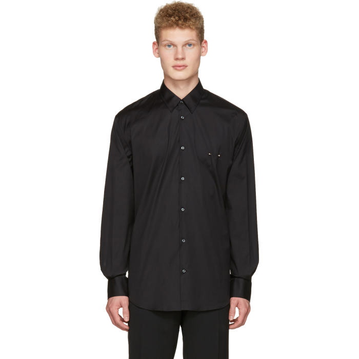 Photo: Dsquared2 Black Nipple Piercing Shirt