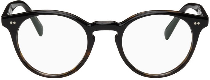 Photo: Oliver Peoples Black & Tortoiseshell Romare Glasses