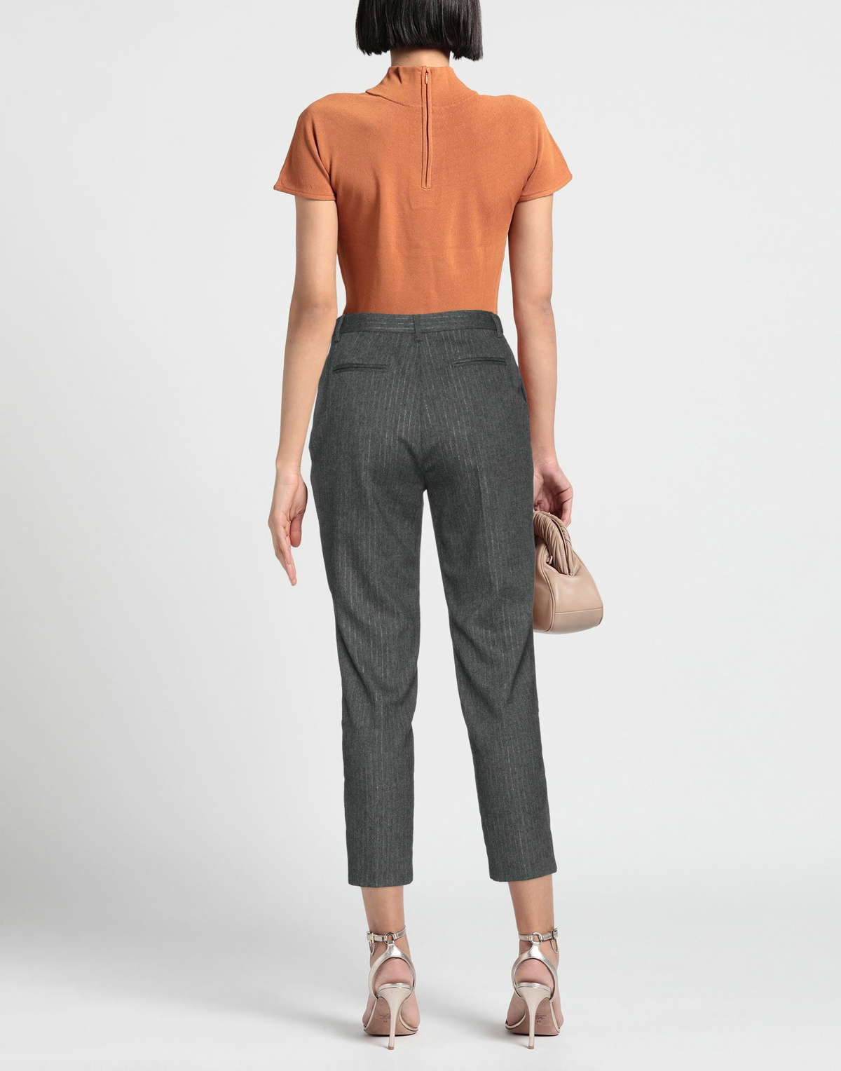 Manila Grace Womens Pants Charcoal