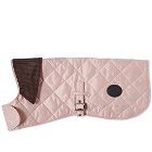 Barbour Quilted Dog Coat in Pink