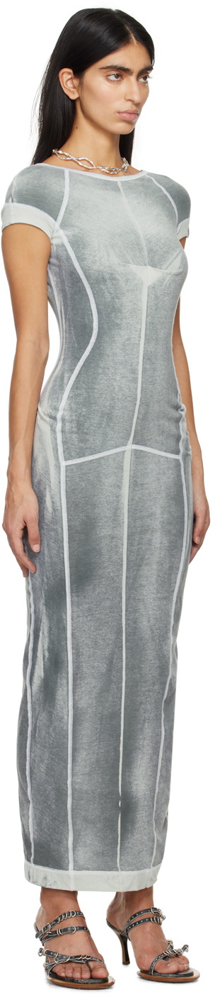KNWLS Gray Raze Maxi Dress