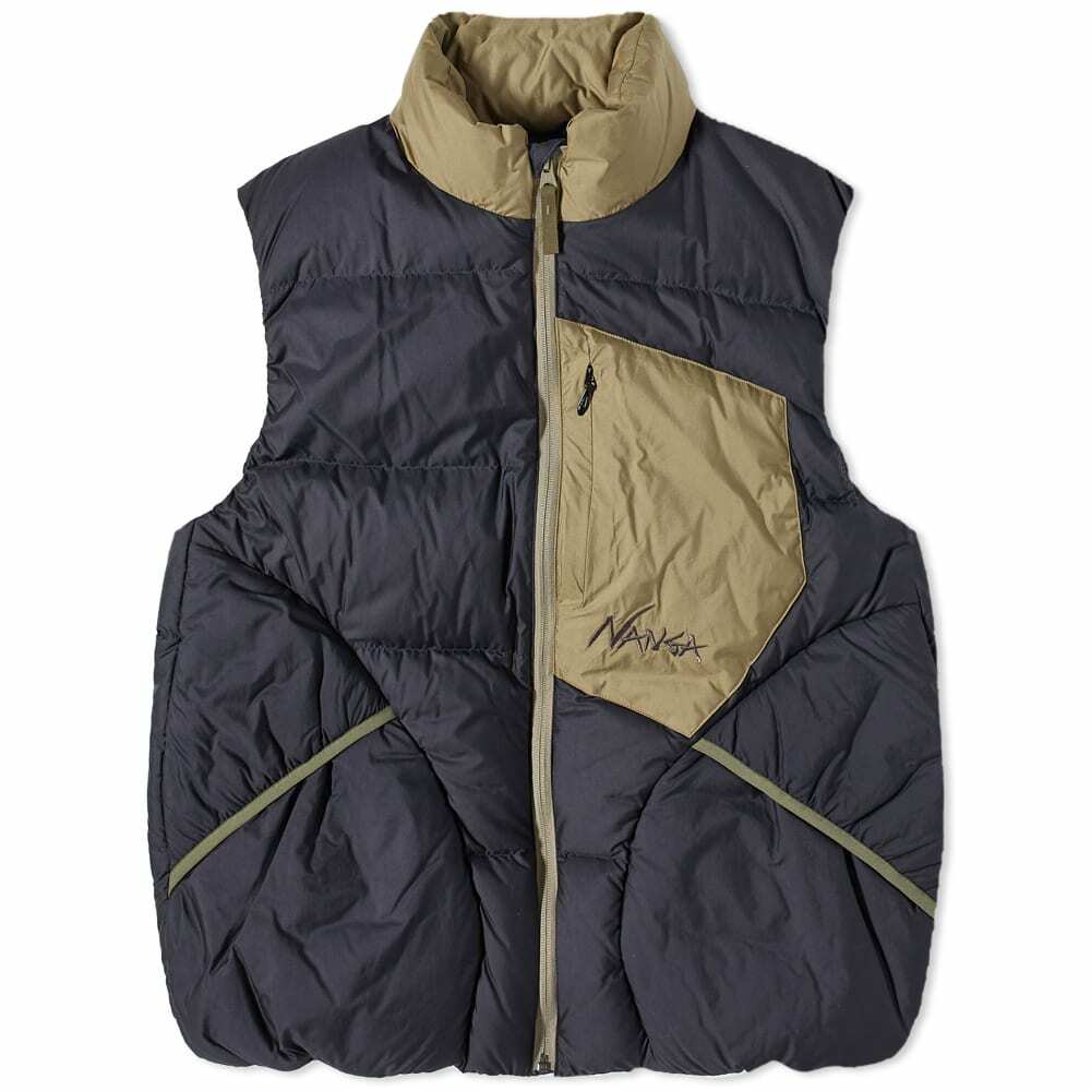 最終価格NANGA MAZENO RIDGE VEST NVY XL Nanga Men's Mazeno Ridge Vest in Navy Nanga