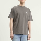Palmes Men's Logo Stitch T-Shirt in Charcoal