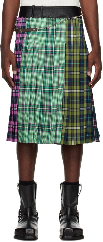 Photo: Andersson Bell SSENSE Exclusive Multicolor Taga Check Skirt