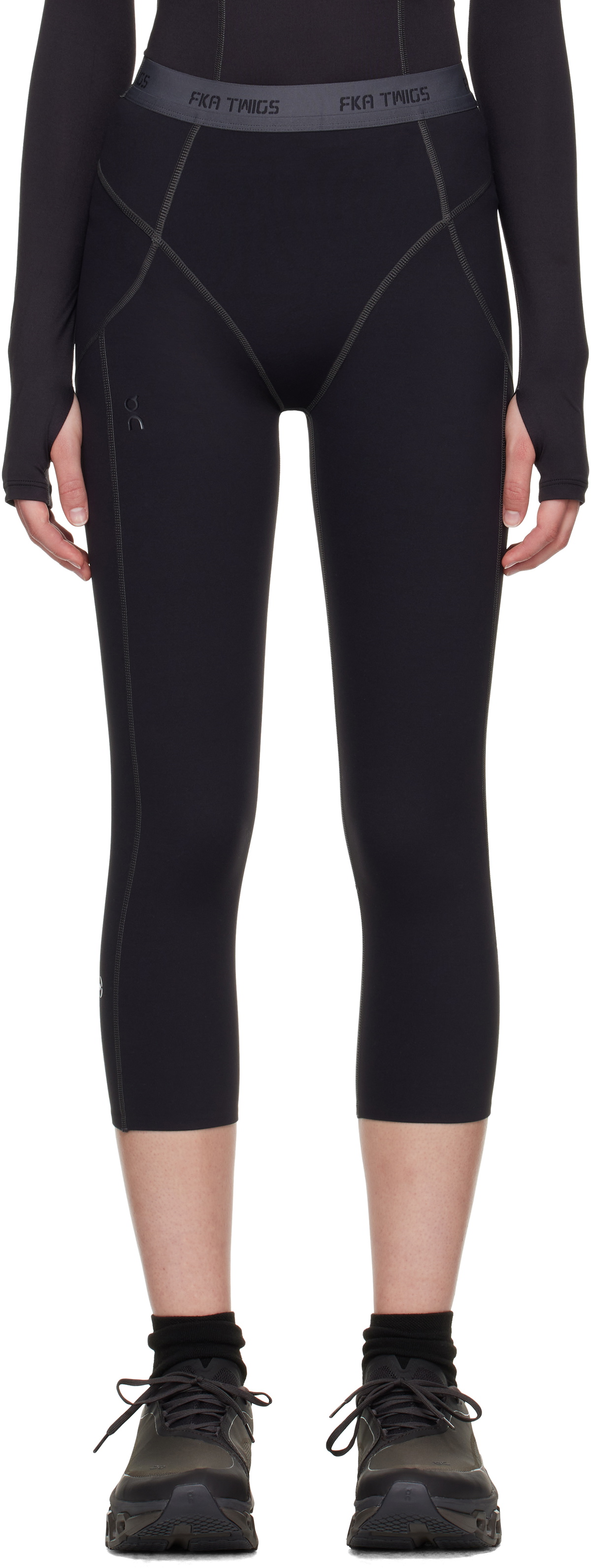 On Black FKA twigs Edition Studio Sport Leggings