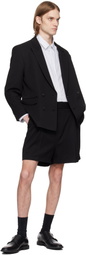 Hugo Black Pleated Shorts