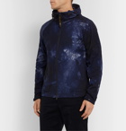 Aspesi - Tie-Dyed Hooded Shell Jacket - Blue