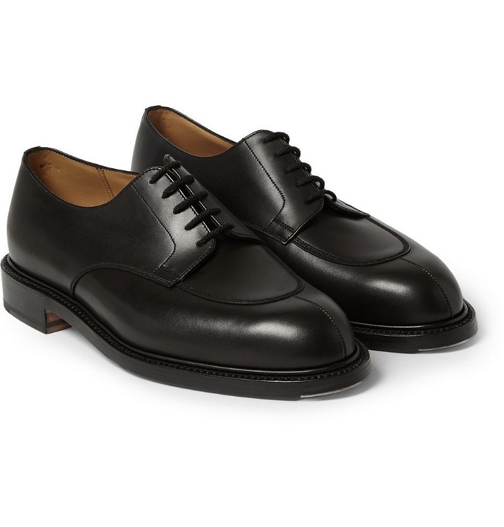 Photo: J.M. Weston - 598 Leather Derby Shoes - Men - Black