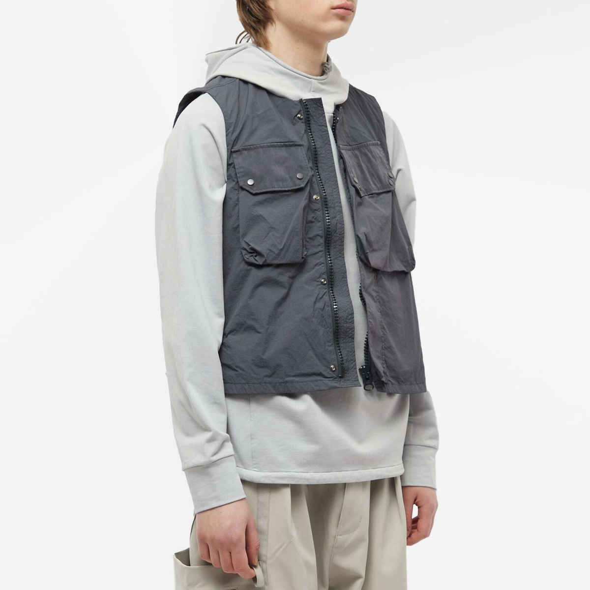 Off-White Men's Multipockets Knit Gilet