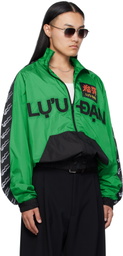 LU'U DAN Green L-D Windbreaker Jacket
