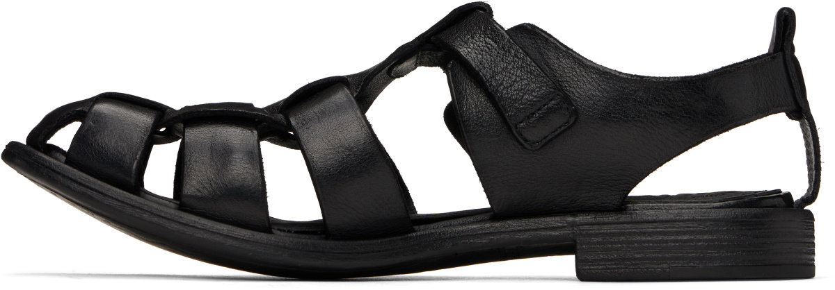 Officine Creative Black Chronicle 145 Sandals