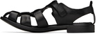 Officine Creative Black Chronicle 145 Sandals
