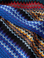Missoni - Fringed Crochet-Knit Wool-Blend Scarf