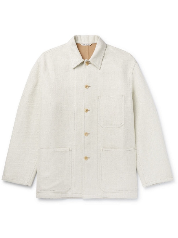 Photo: AURALEE - Linen and Cotton-Blend Chore Jacket - Neutrals - 3