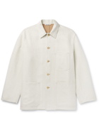 AURALEE - Linen and Cotton-Blend Chore Jacket - Neutrals - 3