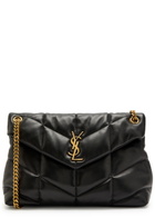 Saint Laurent Lou Puffer Medium Leather Shoulder bag - Black - One Size